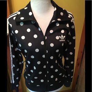 Adidas polka dot track jacket Super Rare!!